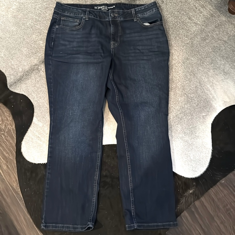 Mid-rise boot cut jeans from Maurices